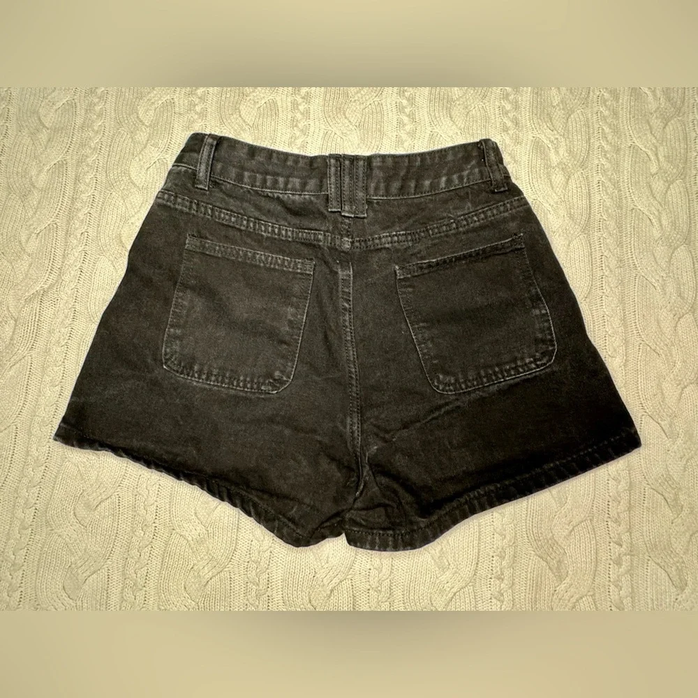 Black Cargo Shorts #1197 - Picture 4 of 9